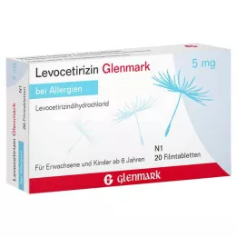Levocetirin Glenmark 5mg, 20 st