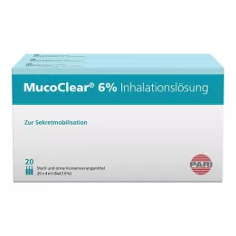 MUCOCLEAR 6% NaCl inhalationslösning, 60X4 ml