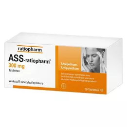 ASS-ratiopharm 300 mg tabletter, 50 st