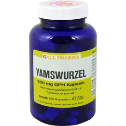 YAMSWURZEL 500 mg GPH kapslar, 120 st
