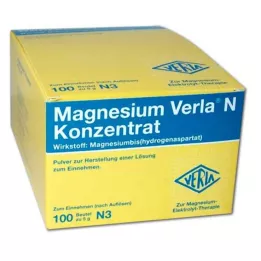 MAGNESIUM VERLA N-koncentratpulver för oral administrering, 100 st