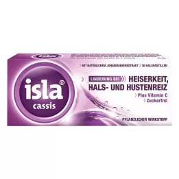 ISLA CASSIS Pastiller, 30 st