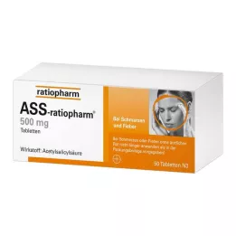 ASS-ratiopharm 500 mg tabletter, 50 st