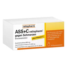 ASS + C-ratiopharm mot smärta brustabletter, 10 st