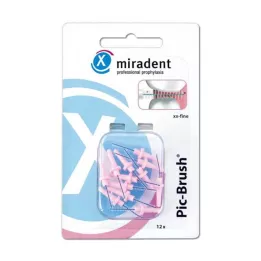 MIRADENT Interd.Pic-Brush utbytesborste xx-fin rosa, 12 st