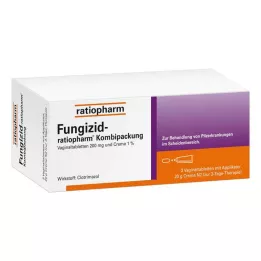 FUNGIZID-ratiopharm 3 Vag.-Tbl.+ 20g grädde, 1 st