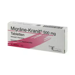 MIGRÄNE KRANIT 500 mg tabletter, 10 st