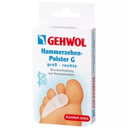 GEHWOL Polymer Gel Hammer Toe Pad G höger, 1 st