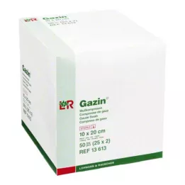 GAZIN Gasväv komp.10x20 cm steril 8-lagers, 25X2 st