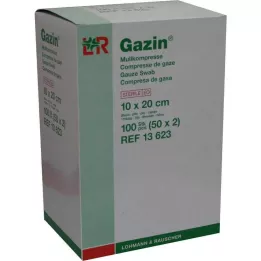 GAZIN Gasväv komp.10x20 cm steril 8-lagers, 50X2 st