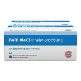 PARI Ampuller med NaCl-inhalationslösning, 120X2,5 ml