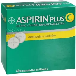 Aspirin Plus C-brusande tabletter, 40 st