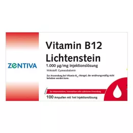 VITAMIN B12 1 000 μg Lichtenstein ampuller, 100X1 ml