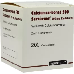 Kalciumkarbonat 500, 200 st