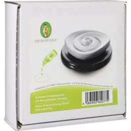 DUFTSTEIN Energispiral keramisk platta svart, 1 st