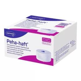PEHA-HAFT Fixeringsbandage latexfritt 2,5 cm x 4 m, 8 st