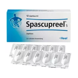 SPASCUPREEL S Suppositorier, 12 st