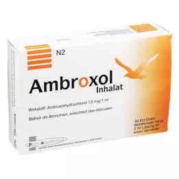 AMBROXOL Inhalationslösning för en nebulisator, 50X2 ml