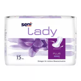 SENI Lady Incontinence Pad plus, 15 st