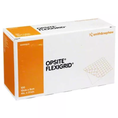 OPSITE Flexigrid transp. sårförband 8x10 cm steril, 100 st OPSITE Flexigrid transp. sårförband 8x10 cm steril, 100 st