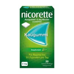 NICORETTE 2 mg färskmintuggummi, 30 st