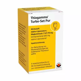THIOGAMMA Turbo Set Pur injektionsflaskor, 50 ml