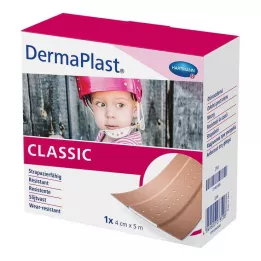 DERMAPLAST CLASSIC Sårplåster 4 cmx5 m, 1 st