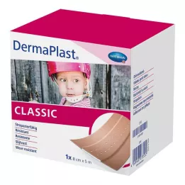 DERMAPLAST CLASSIC Sårplåster 8 cmx5 m, 1 st