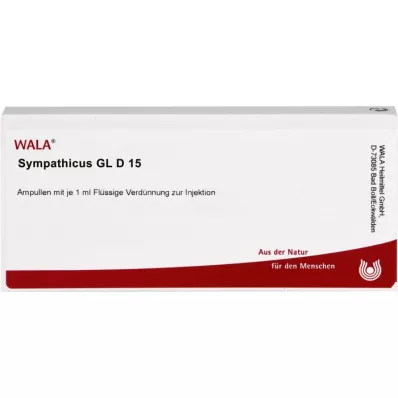 SYMPATHICUS GL D 15 ampuller, 10X1 ml SYMPATHICUS GL D 15 ampuller, 10X1 ml