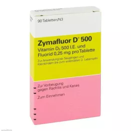 ZYMAFLUOR D 500 tabletter, 90 st