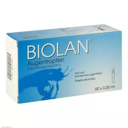BIOLAN Endospipetter för ögondroppar, 60X0,35 ml