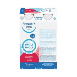 FRESUBIN ENERGY DRINK Jordgubbsdricksflaska 6X4X200 ml