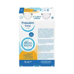 FRESUBIN ENERGY DRINK Multifruit dricksflaska, 4X200 ml