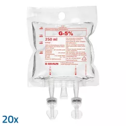 Glukos 5% B.Braun EcoBag, 20x250 ml