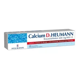 Kalcium D3 Heumann Effervescent tabletter, 20 st