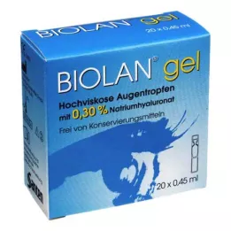 BIOLAN Gel ögondroppar, 20X0,45 ml