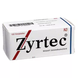 ZYRTEC Filmdragerade tabletter, 100 st