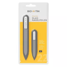 BIO-H-TIN Nagelfilsset i glas, 1 st