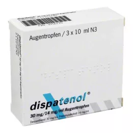DISPATENOL Ögondroppar, 3X10 ml