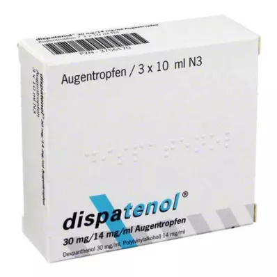DISPATENOL Ögondroppar, 3X10 ml DISPATENOL Ögondroppar, 3X10 ml