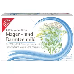 H&S mag- och tarmte milda filterpåsar, 20X2,0 g