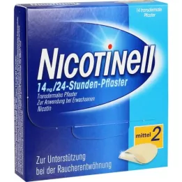 NICOTINELL 14 mg/24-timmars gips 35 mg, 14 st