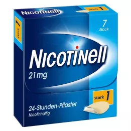 NICOTINELL 21 mg/24-timmars plåster 52,5 mg, 7 st