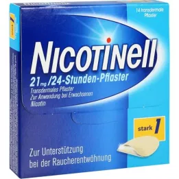NICOTINELL 21 mg/24-timmars gips 52,5 mg, 14 st