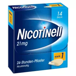 NICOTINELL 21 mg/24-timmars plåster 52,5 mg, 14 st