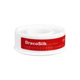 Dracosilk rullgips 5m x 1,25 cm, 1 st