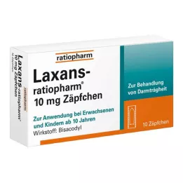 LAXANS-ratiopharm 10 mg stolpiller, 10 st