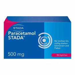 PARACETAMOL STADA 500 mg stolpiller, 10 st