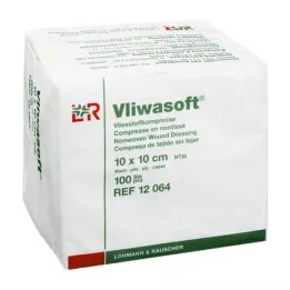 VLIWASOFT Nonwoven kompresser 10x10 cm icke-sterila 4l., 100 st