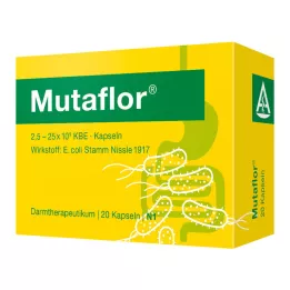 MUTAFLOR gastroresistenta hårda kapslar, 20 st